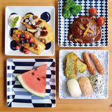 【長崎】波佐見焼　Natural69　swatch　正角皿