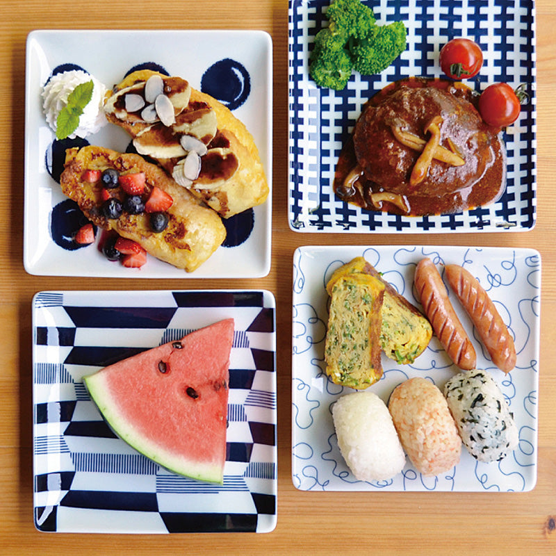 【長崎】波佐見焼　Natural69　swatch　正角皿