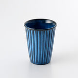 【長崎】波佐見焼　利左エ門　蒼鎬　新反フリーカップ