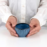 【長崎】波佐見焼　利左エ門　蒼鎬　つぼつぼ（小）