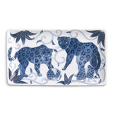 【長崎】波佐見焼　Natural69　染付古波佐見　長角皿