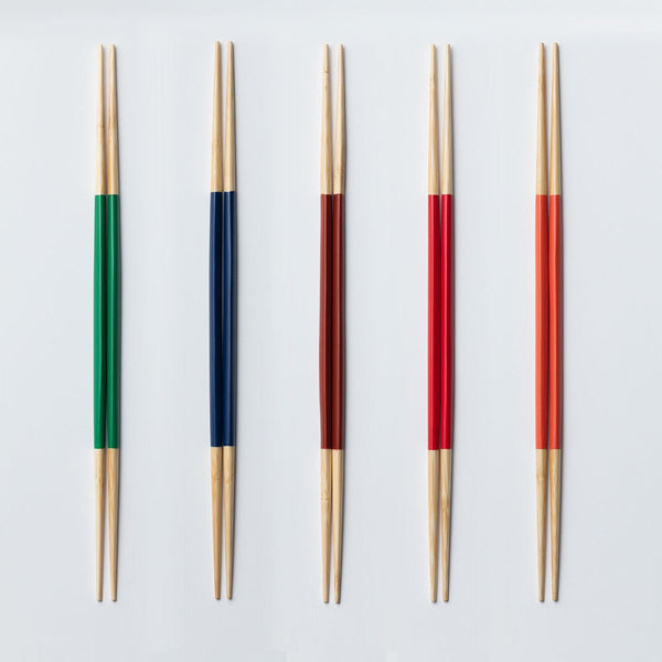 【熊本】ヤマチク 白竹三角両研取箸