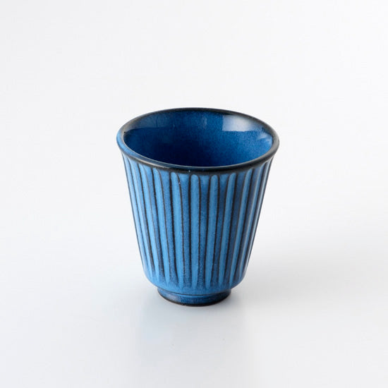 【長崎】波佐見焼　利左エ門　蒼鎬　コップ（小）