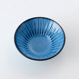 【長崎】波佐見焼　利左エ門　蒼鎬　反ボウル小