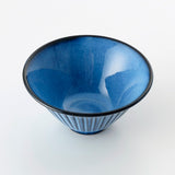 【長崎】波佐見焼　利左エ門　蒼鎬　茶付(大)