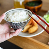 【長崎】波佐見焼　アイユー　ORIME　茶碗　ブラウン