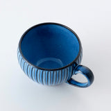 【長崎】波佐見焼　利左エ門　蒼鎬　スープマグカップ