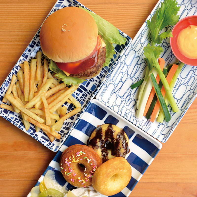 【長崎】波佐見焼　Natural69　swatch　長角皿