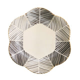 【長崎】波佐見焼　Natural69　粉引釉　六方押取皿