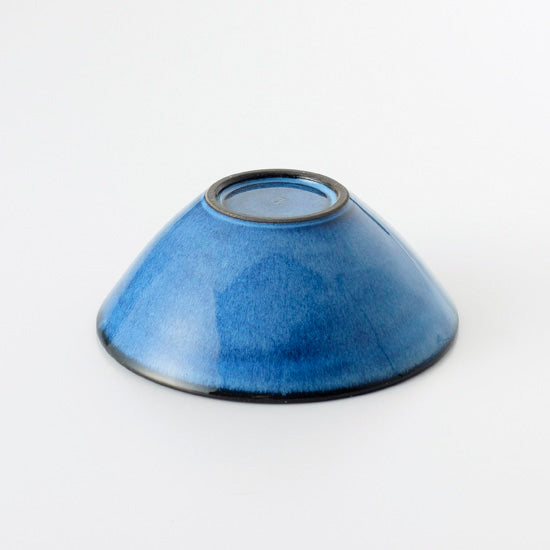 【長崎】波佐見焼　利左エ門　蒼鎬　反ボウル小