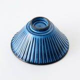 【長崎】波佐見焼　利左エ門　蒼鎬　茶付(大)