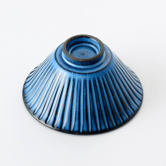 【長崎】波佐見焼　利左エ門　蒼鎬　茶付(大)