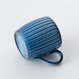 【長崎】波佐見焼　利左エ門　蒼鎬　マグカップ（タイコ）