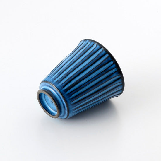 【長崎】波佐見焼　利左エ門　蒼鎬　コップ（小）