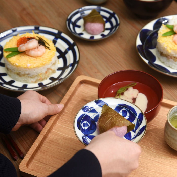 【長崎】波佐見焼　Natural69　焦がし呉須　３寸皿