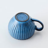 【長崎】波佐見焼　利左エ門　蒼鎬　スープマグカップ