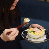 【長崎】波佐見焼　Natural69　焦がし呉須　６寸皿