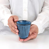 【長崎】波佐見焼　利左エ門　蒼鎬　コップ（小）