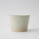 【長崎】波佐見焼　アイユー　ORIME　そば猪口　ホワイト