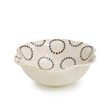 【長崎】波佐見焼　Natural69　粉引釉　六方押小鉢