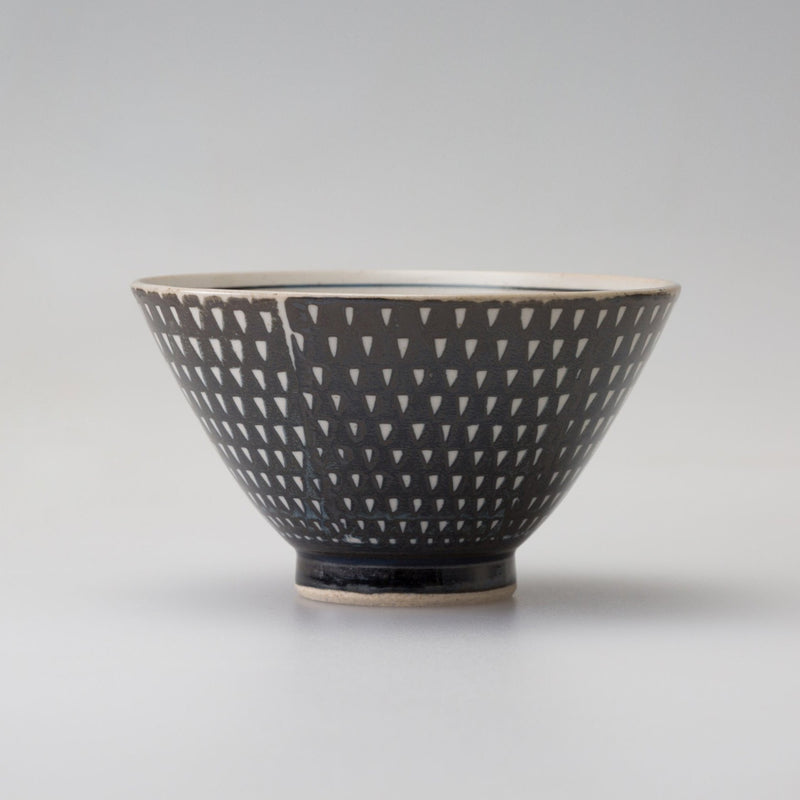 【長崎】波佐見焼　アイユー　ORIME　茶碗（大）　ブラウン