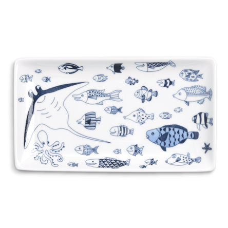 【長崎】波佐見焼　Natural69　cocomarine　長角皿