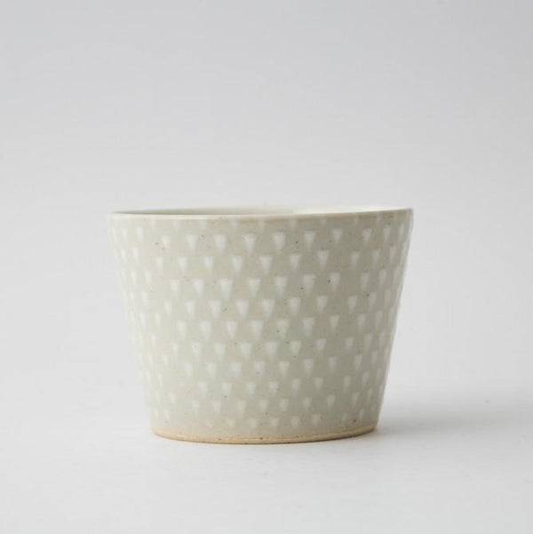 【長崎】波佐見焼　アイユー　ORIME　そば猪口　ホワイト