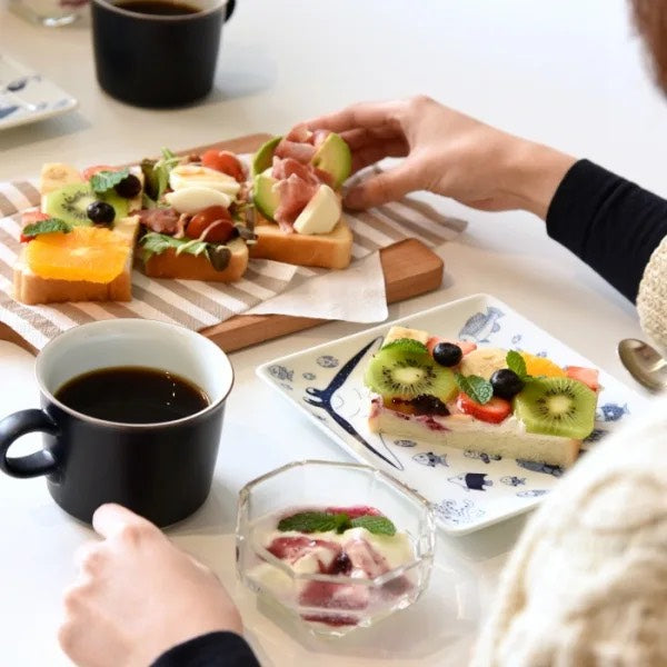 【長崎】波佐見焼　Natural69　cocomarine　正角皿