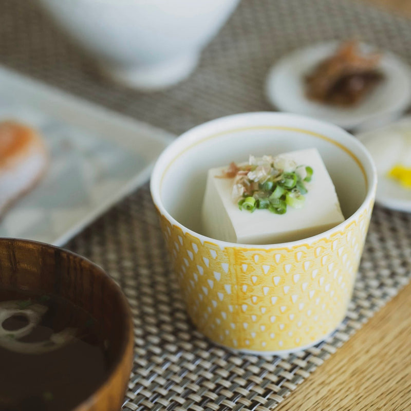 【長崎】波佐見焼　アイユー　ORIME　そば猪口　ブラウン