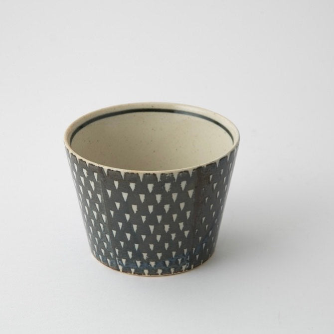 【長崎】波佐見焼　アイユー　ORIME　そば猪口　ブラウン