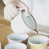 【長崎】波佐見焼　アイユー　ORIME　ポット(大)