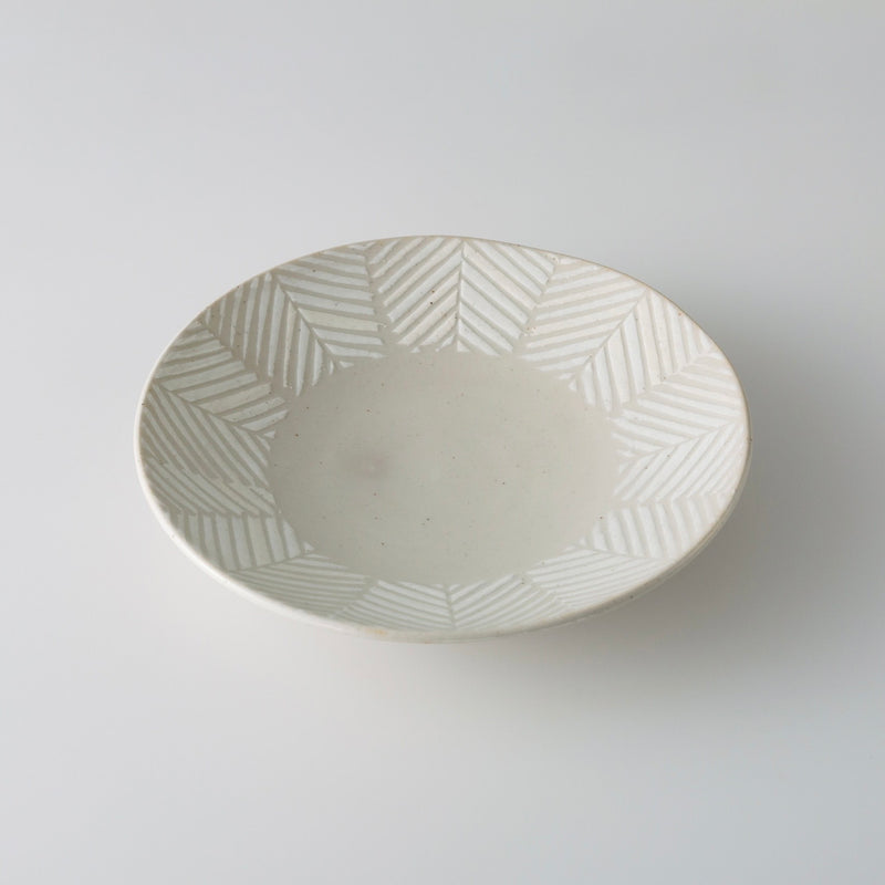 【長崎】波佐見焼　アイユー　ORIME　6寸丸皿