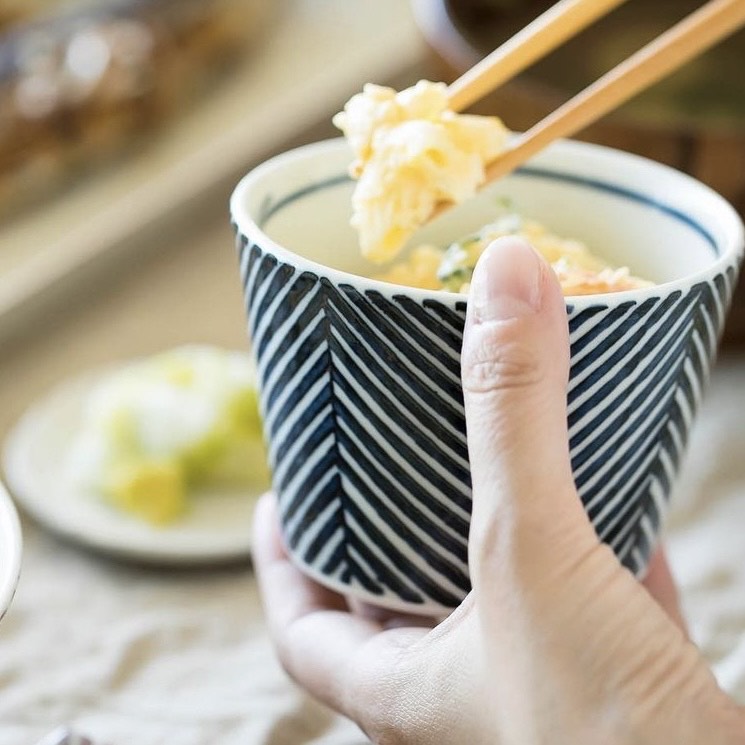 【長崎】波佐見焼　アイユー　ORIME　そば猪口　ブラウン