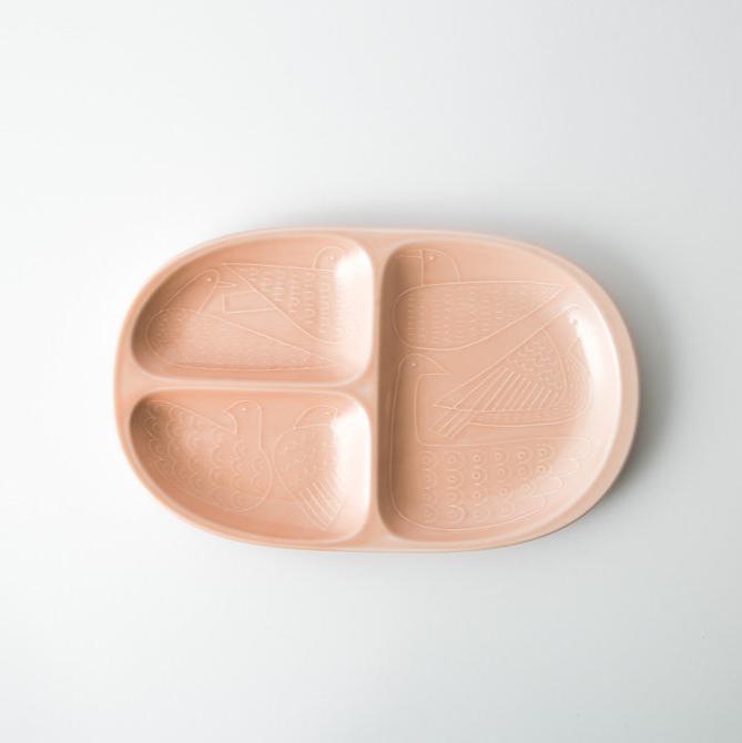 【長崎】波佐見焼　アイユー　bird　ミディープレート