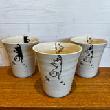 【長崎】波佐見焼　菊祥陶器　ぶら下がりネコ　カップ（大）