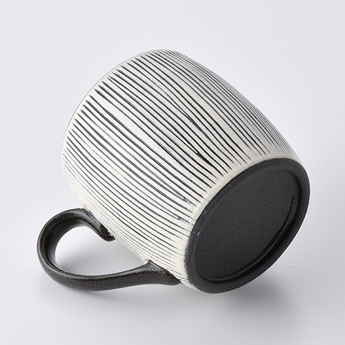 【長崎】波佐見焼　利左エ門　SEN彫　マグカップ（タイコ）