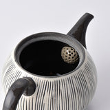 【長崎】波佐見焼　利左エ門　SEN彫　新ポット(網付)