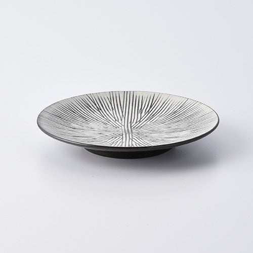 【長崎】波佐見焼　利左エ門　SEN彫　4寸皿