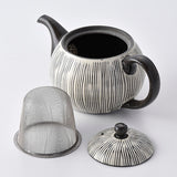 【長崎】波佐見焼　利左エ門　SEN彫　新ポット(網付)