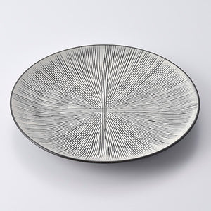 【長崎】波佐見焼　利左エ門　SEN彫　９寸皿