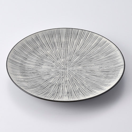 【長崎】波佐見焼　利左エ門　SEN彫　９寸皿