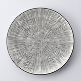 【長崎】波佐見焼　利左エ門　SEN彫　９寸皿